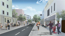 הדמיית העיר ההיסטורית באר שבע, צילום: משרד האדריכלים דני לזר